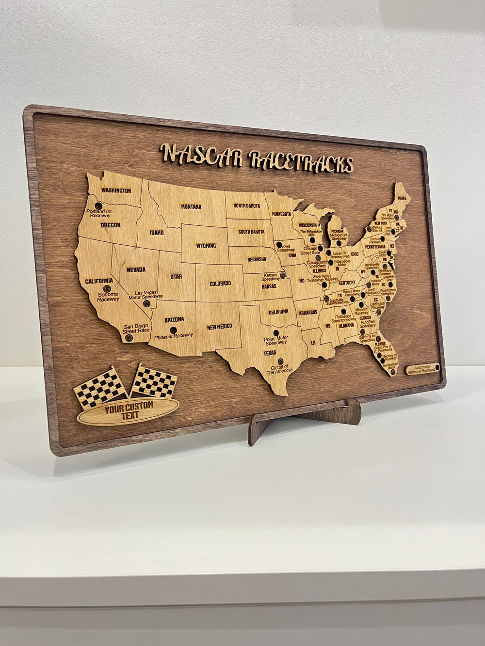 NASCAR Tracks Map