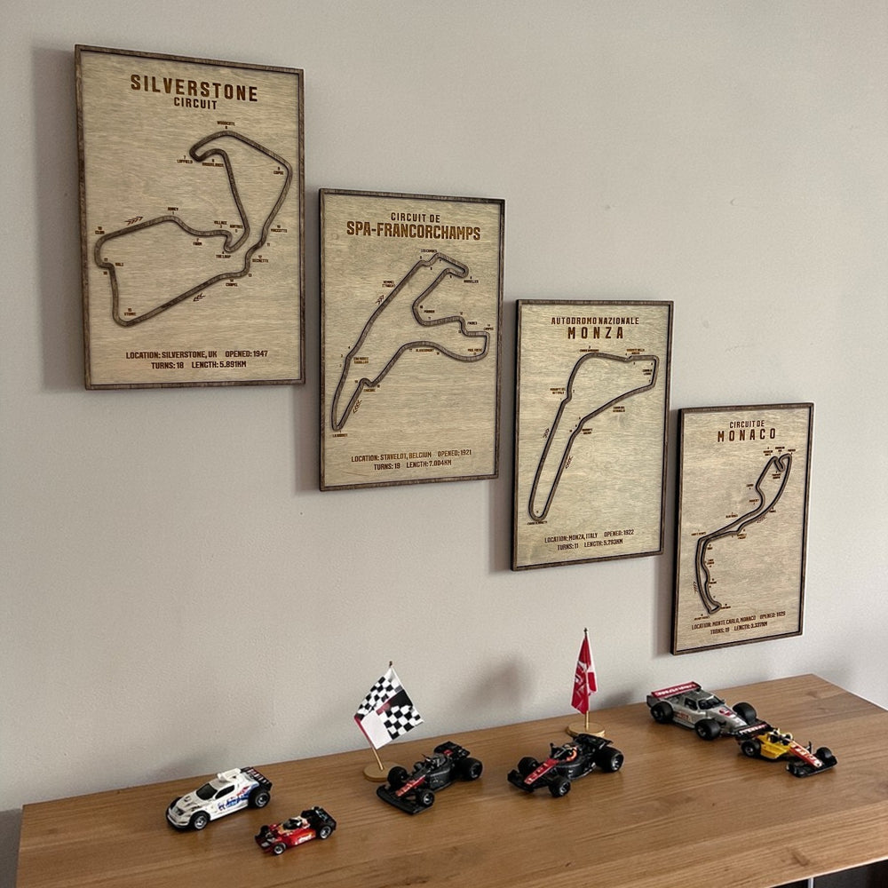 F1 Racing Circuit Map