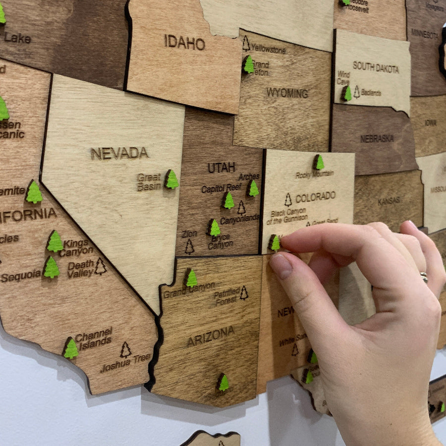 Introduction to Van Lifestyle with 3D Wooden Maps