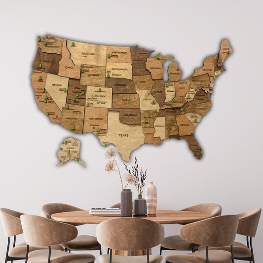 USA National Parks Map