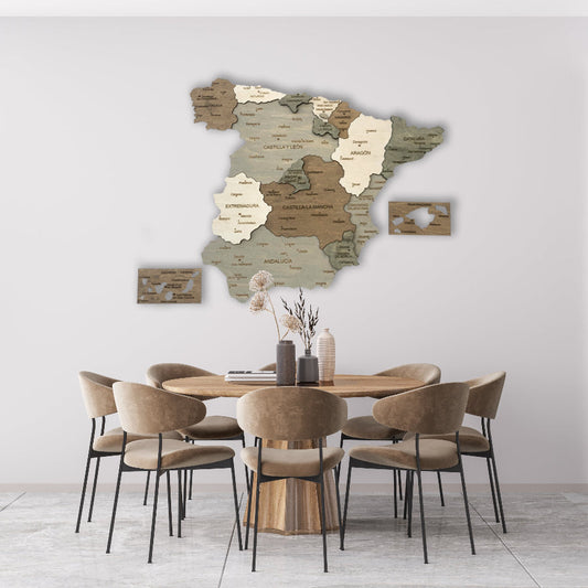 RUSTIC WOODEN MAPS