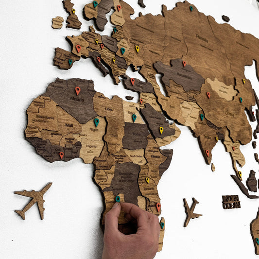 Types of Interactive Wooden Maps