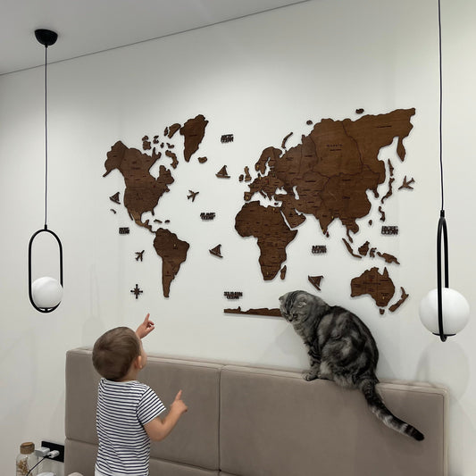 3D Wooden Maps Manufacturing by Ranocchio Map