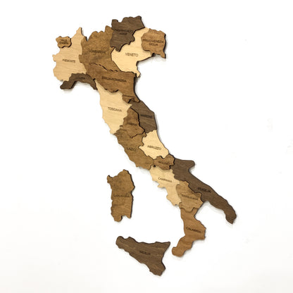 Wooden Italy Map | Ranocchio