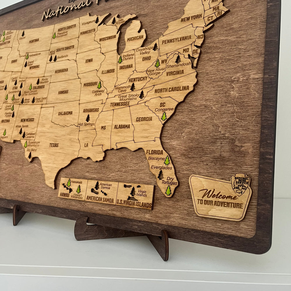 US National Parks Tracker