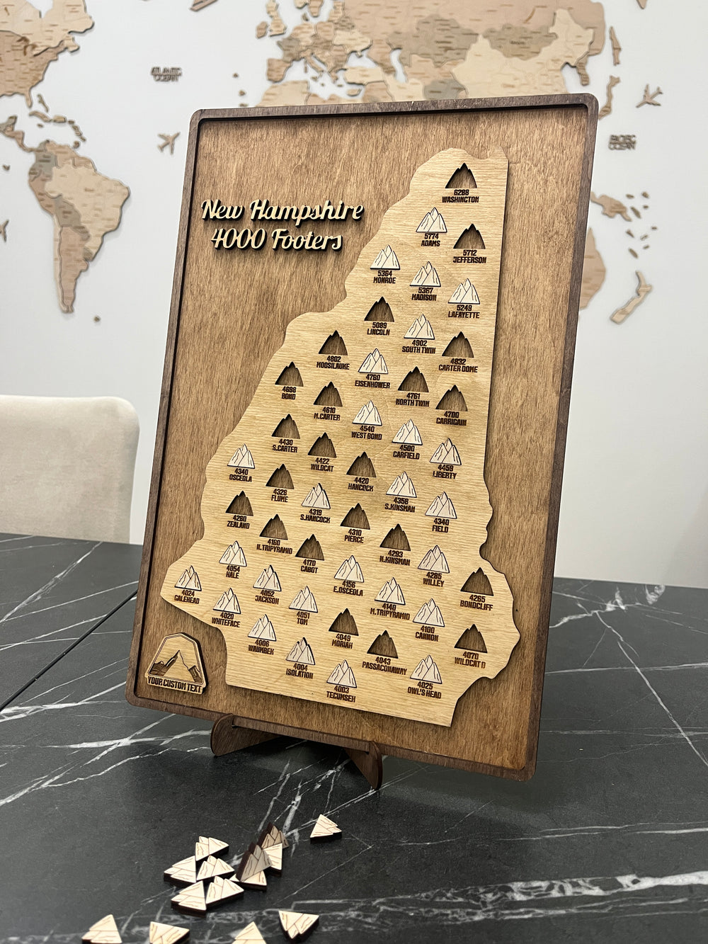 New Hampshire 4000 Footers Map