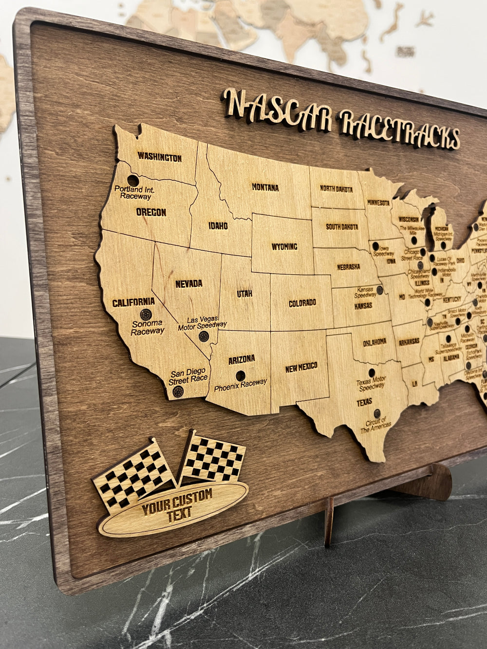 NASCAR Tracks Map