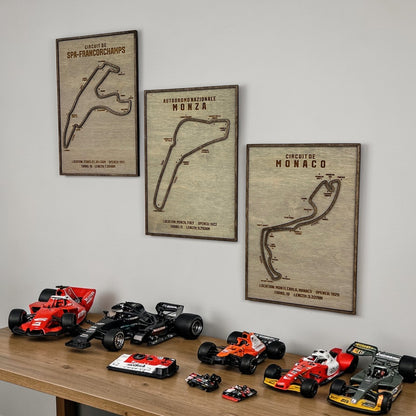 F1 Racing Circuit Map