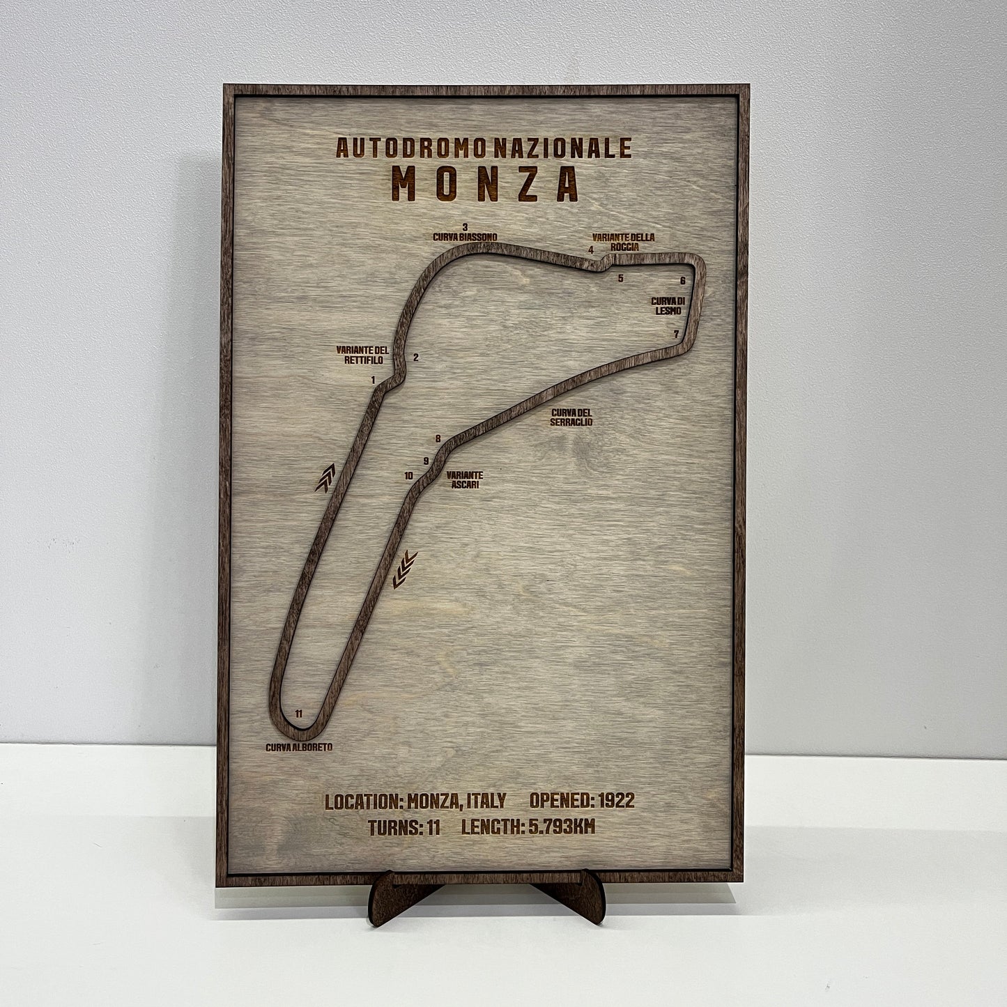 F1 Racing Circuit Map
