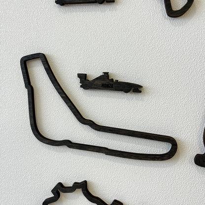 Wooden Racing Circuit Wall Art