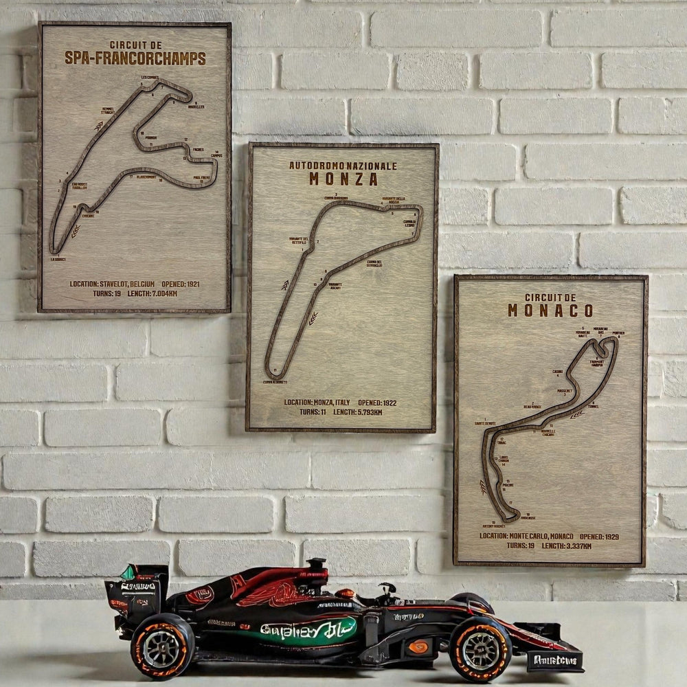 F1 Racing Circuit Map