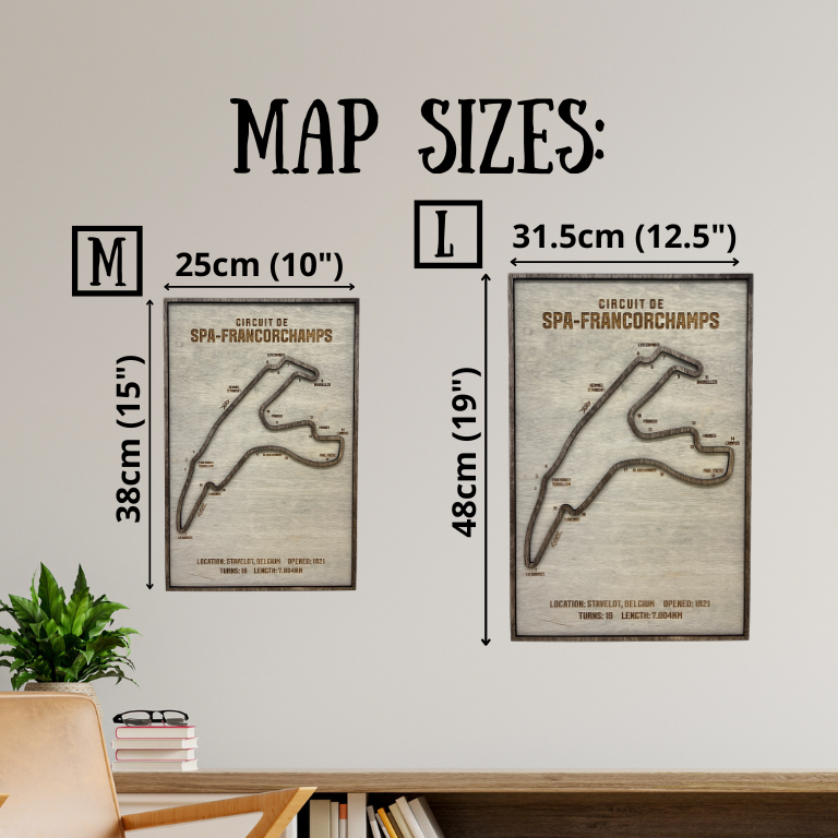 F1 Racing Circuit Map