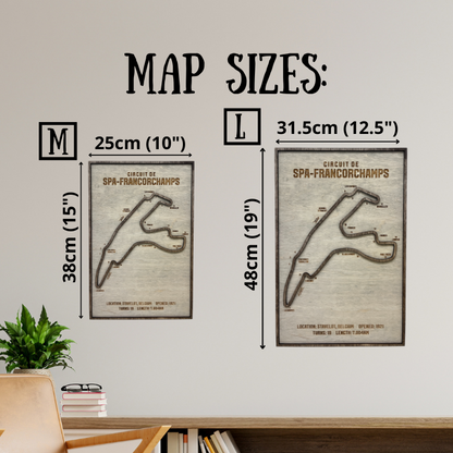 F1 Racing Circuit Map