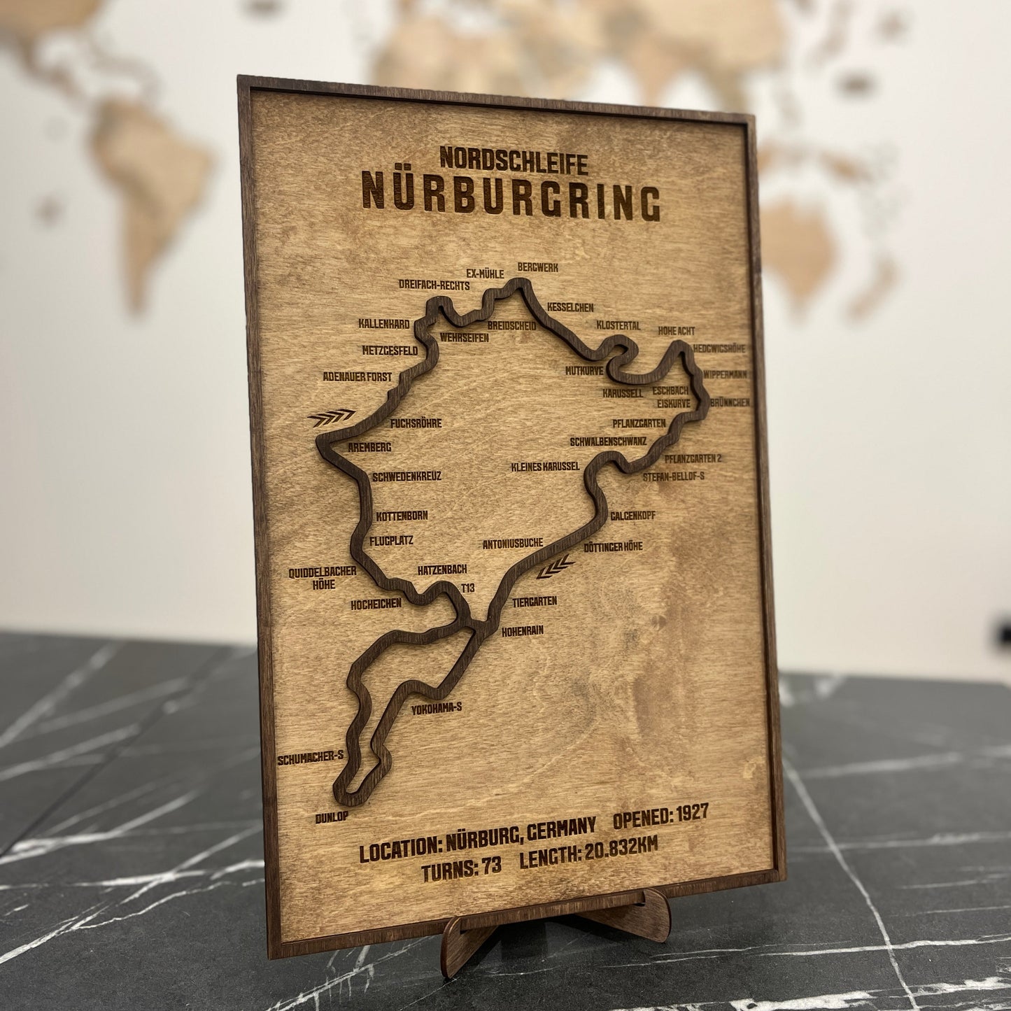 F1 Racing Circuit Map