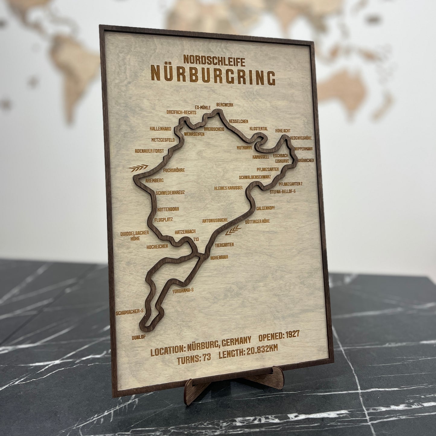 F1 Racing Circuit Map
