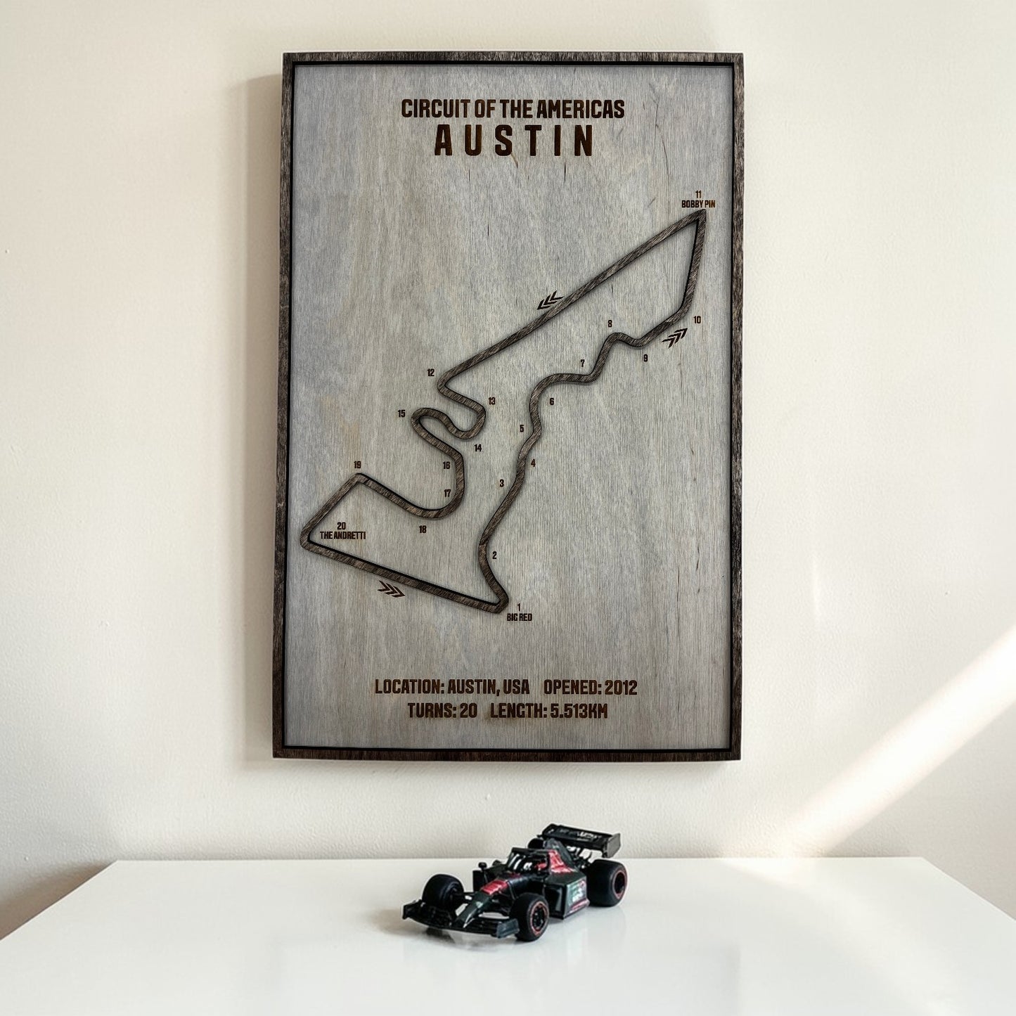 F1 Racing Circuit Map
