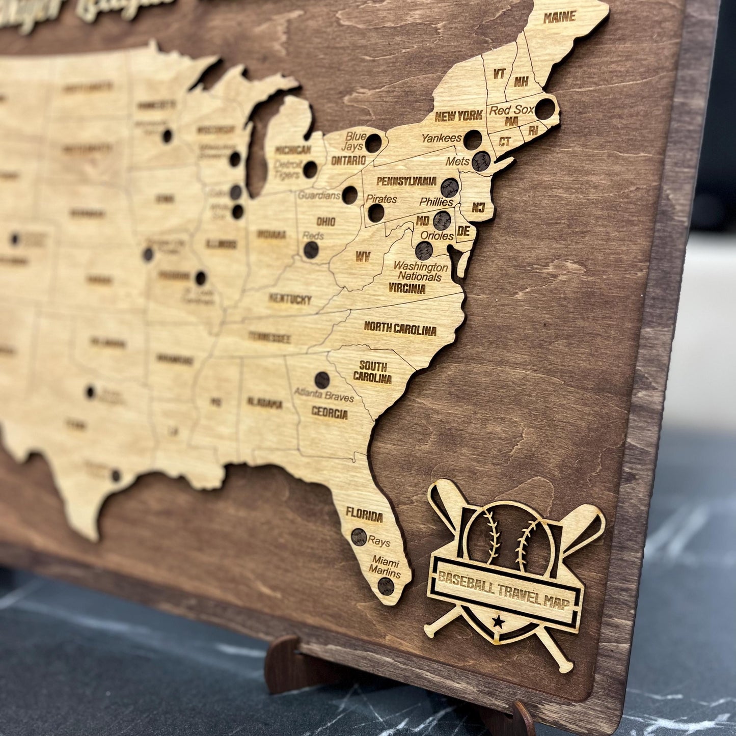 Custom Baseball 2D Wooden Map