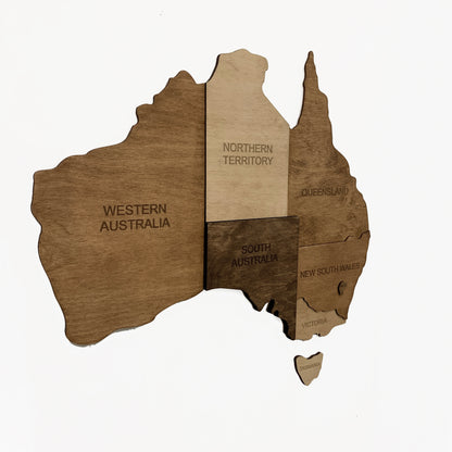 Wooden Map of Australia | Ranocchio 