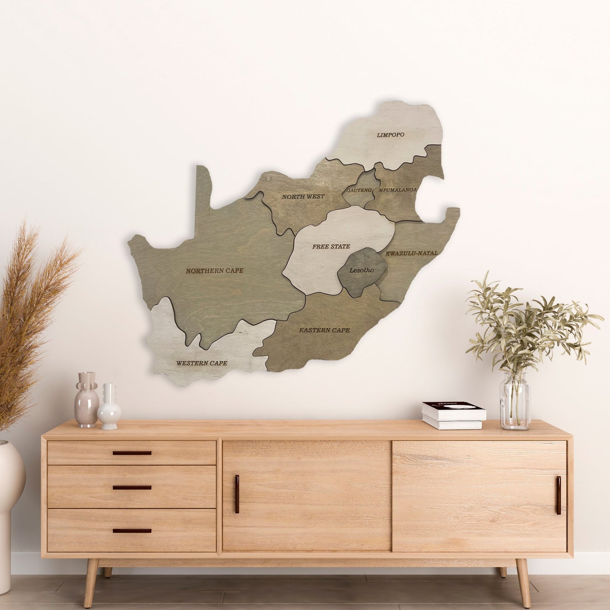 Wooden Map of South Africa | Ranocchio