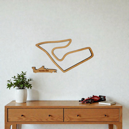Wooden Racing Circuit Wall Art
